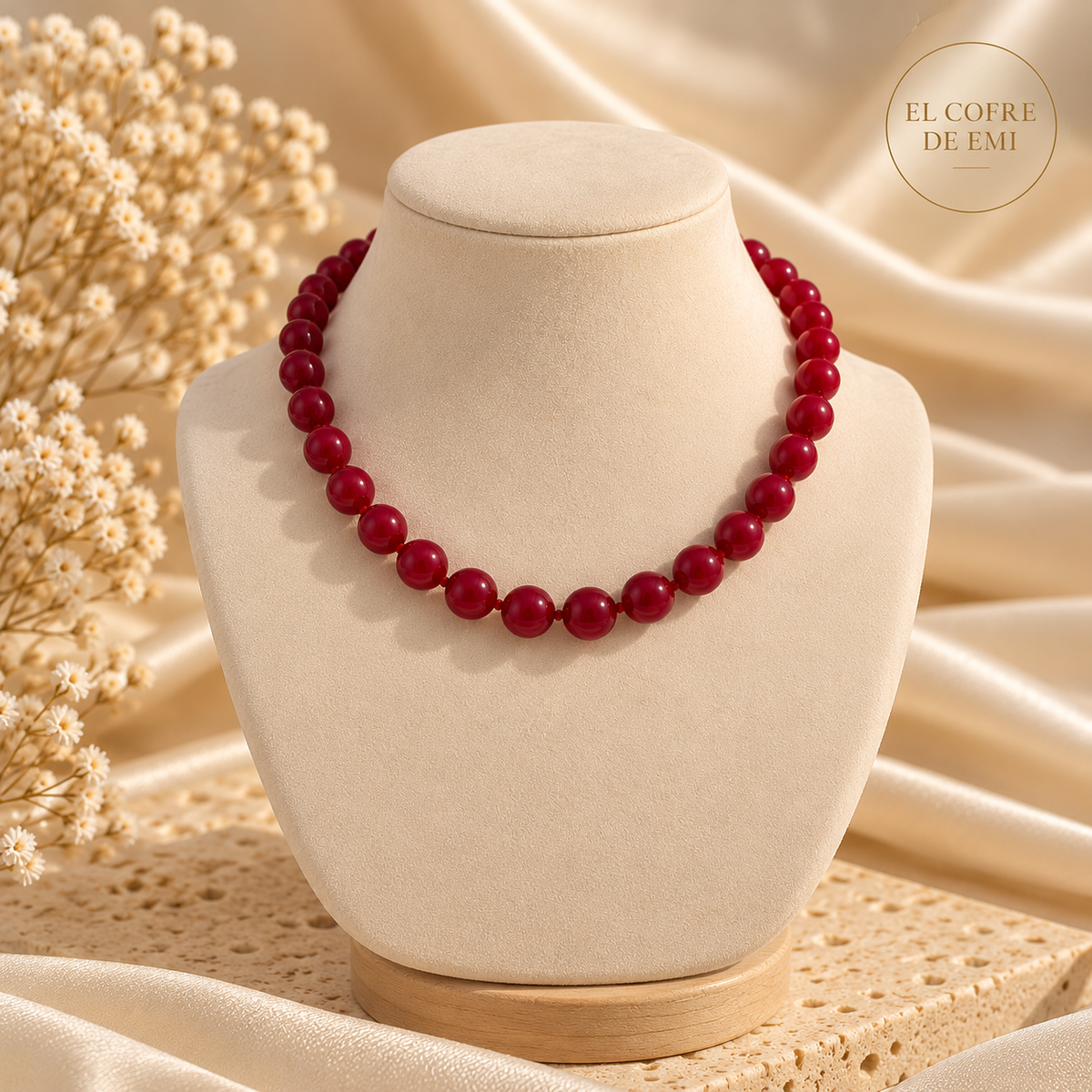 COLLAR NACAR ROJO
