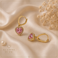 ARETE CORAZÓN ROSA